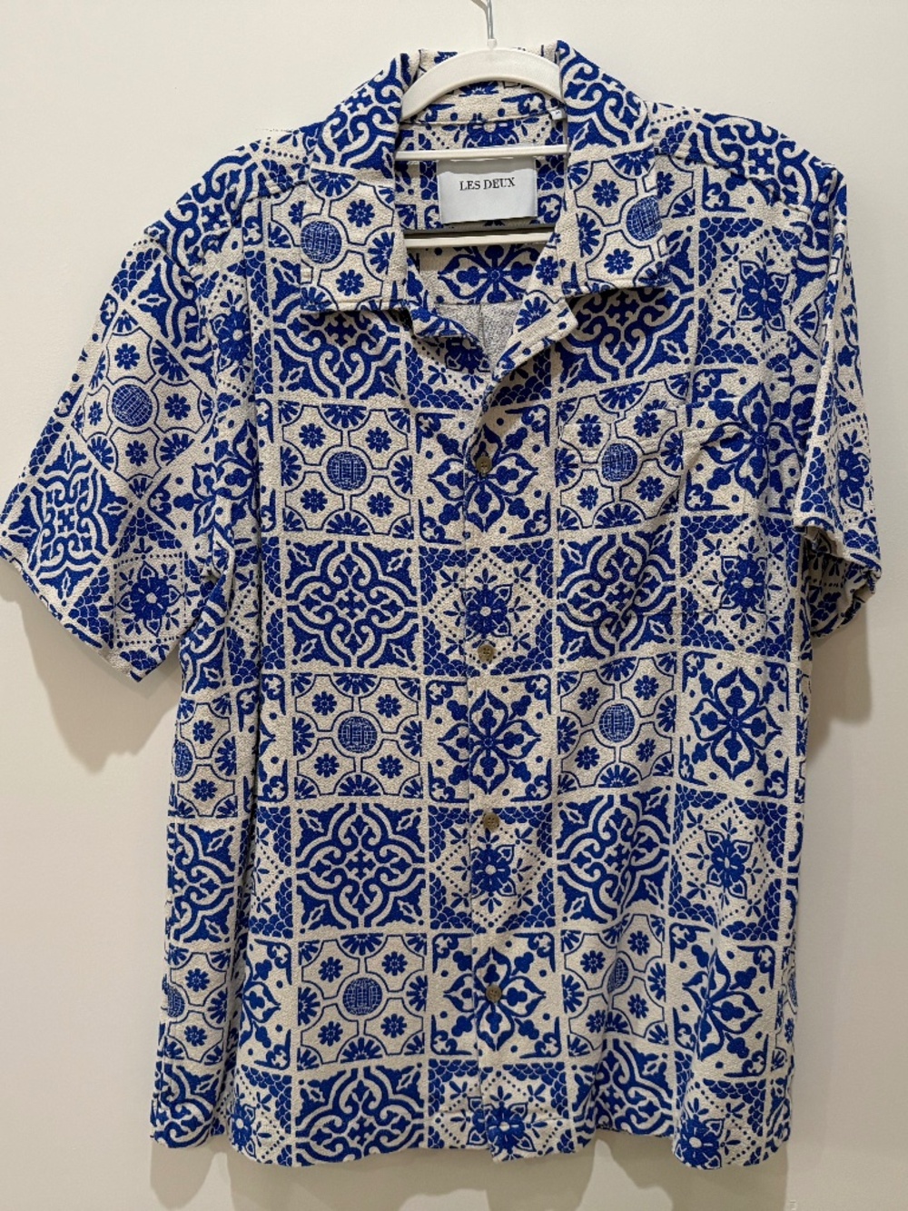 Les Deux - Camp Collar Shirt - M